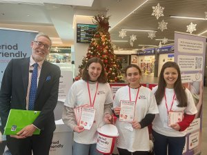 Period Friendly Places raise awareness and funds for their charity